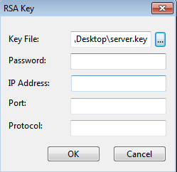 RSA Key of network analysis