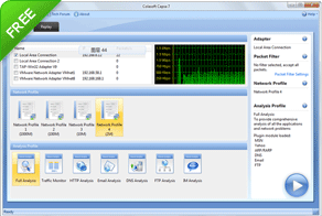 Colasoft Capsa network analyzer and Protocol analyzer