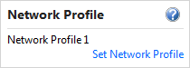 Network Profile Panel