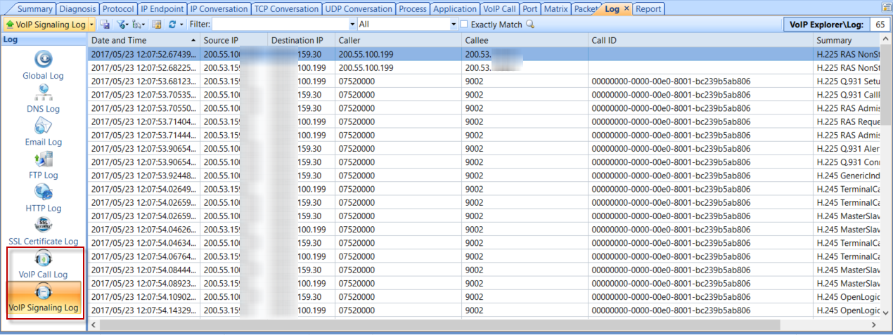 Voip Log