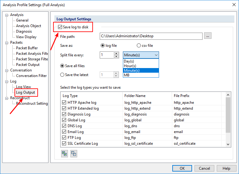 Document Your Network - Capsa Log View & Output