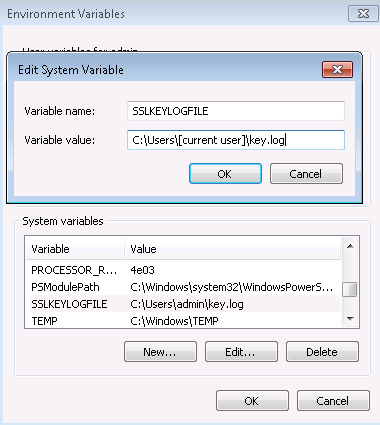 save all the configurations of network analysis