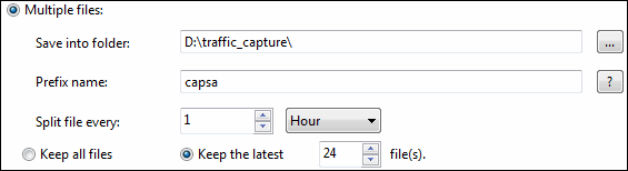 Save Network Packet File